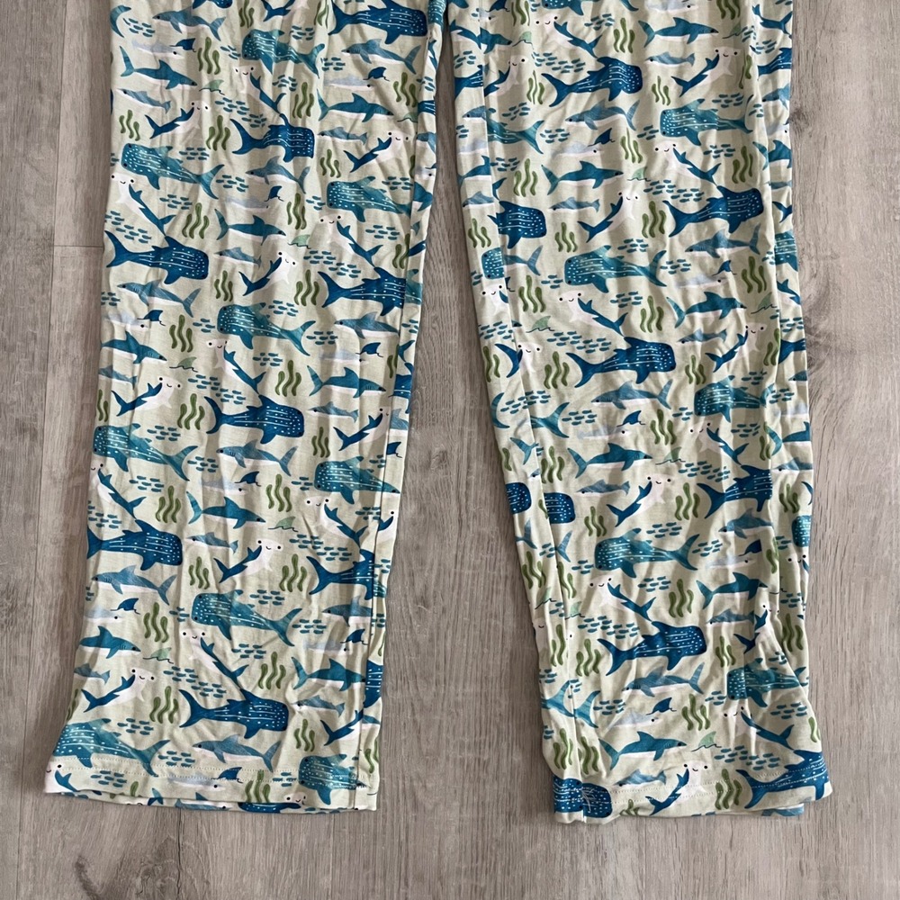Emerson and Friends Shark Friends Bamboo Pajama Relaxed Pants Lounge Small NWT - Picture 3 of 12